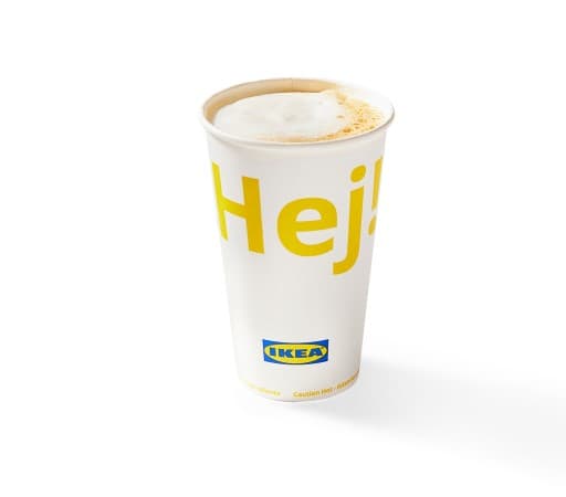 En cappuccino.