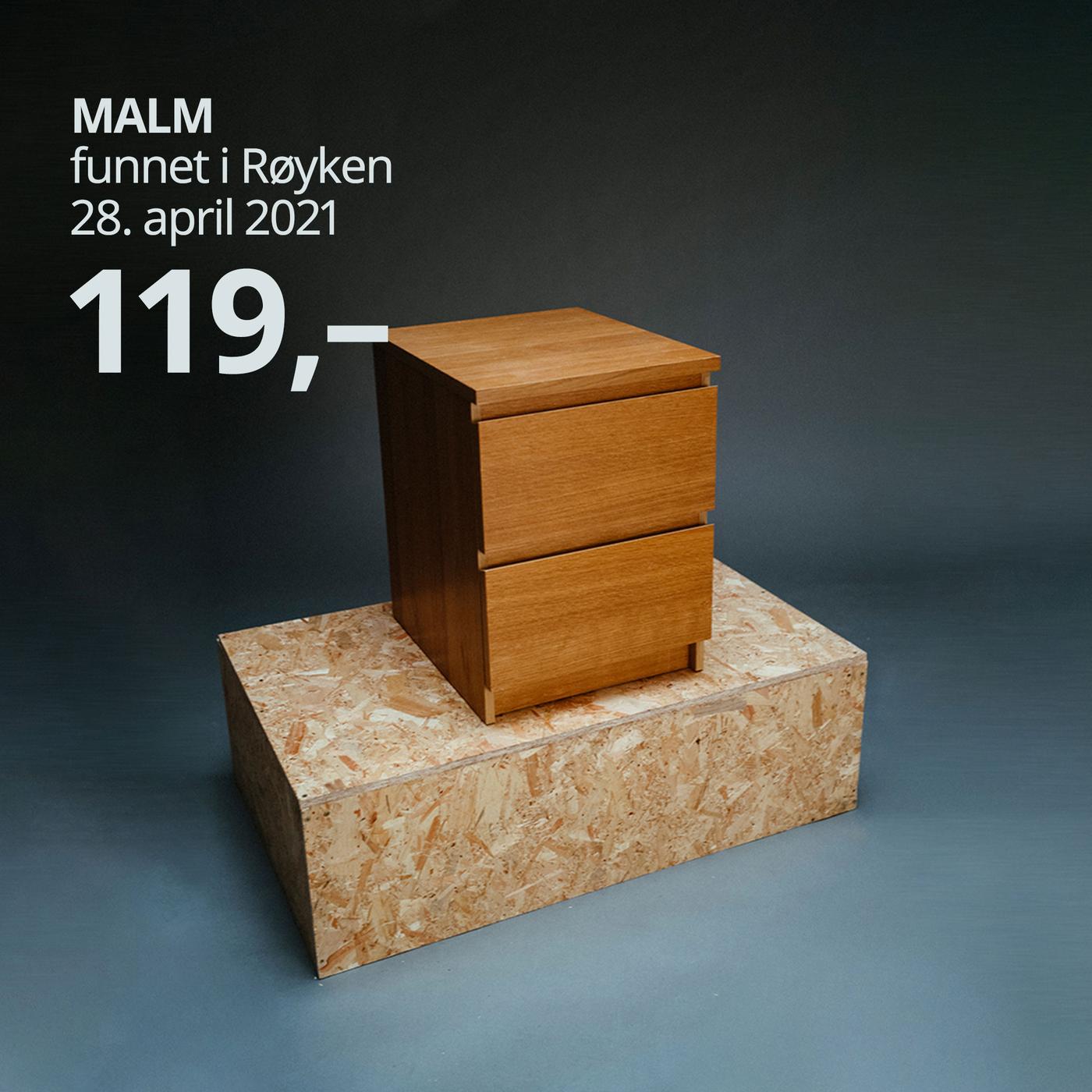 En fornyet MALM kommode.