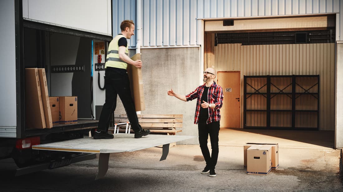 Rask levering fra varehus IKEA