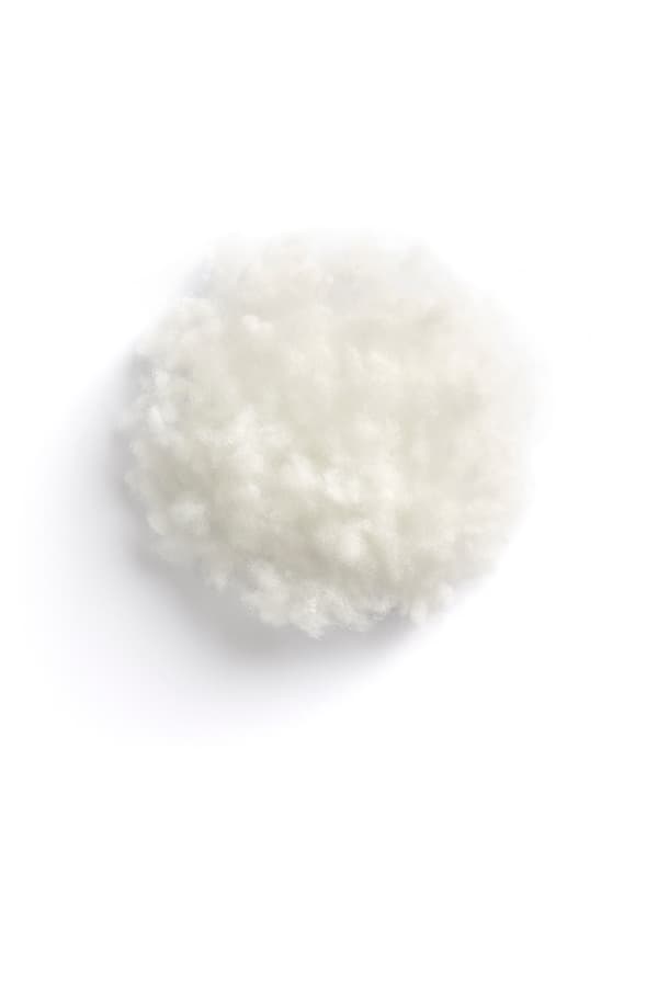 En närbild på polyester