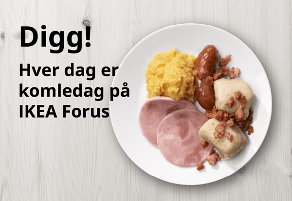 En tallerken med komle.