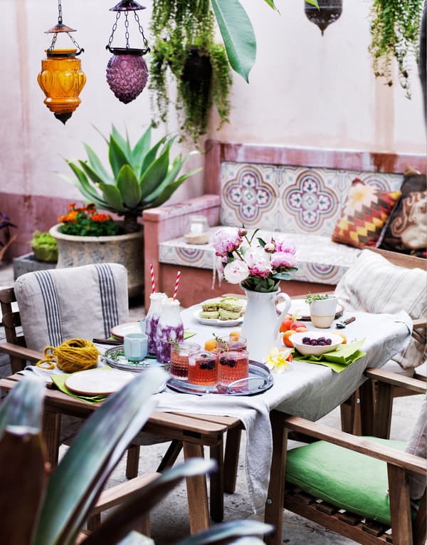 Encourage guests to help themselves to food and drink.