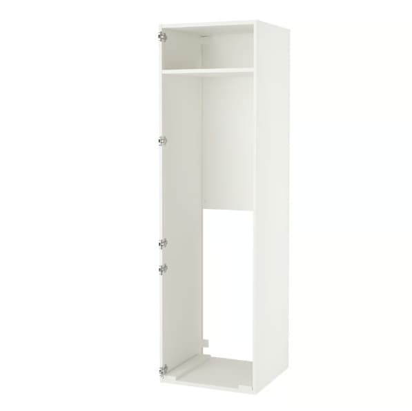 ENHET
Magasszekrény hűtőhöz/fagyasztóhoz, fehér, 60x60x210 cm