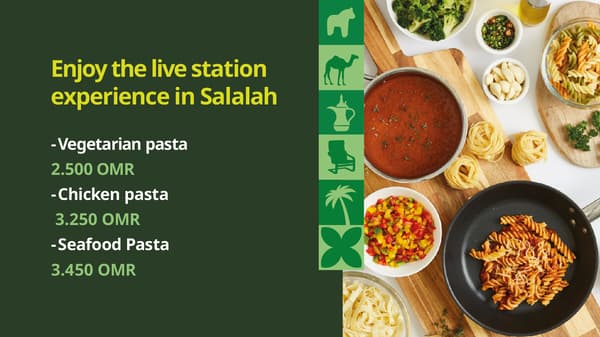 Enjoy the live station experience in Salalah