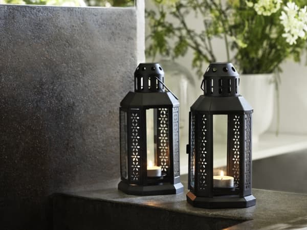 ENRUM lantern for tealight, 22cm