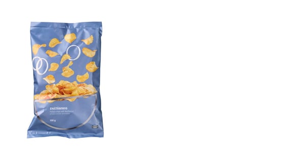 ENSTÄMMIG, Chipsy, zakysaná smetana cibule, 150 g