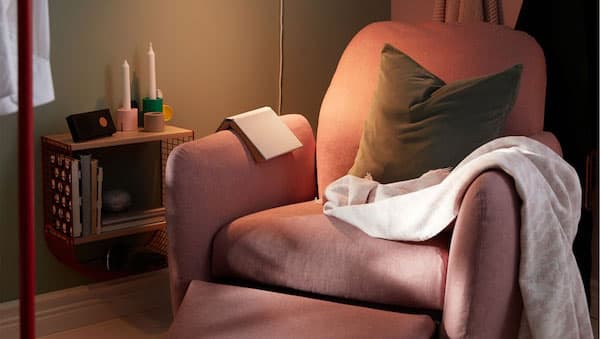 Entspannungsecke für Wellness zuhause einrichten