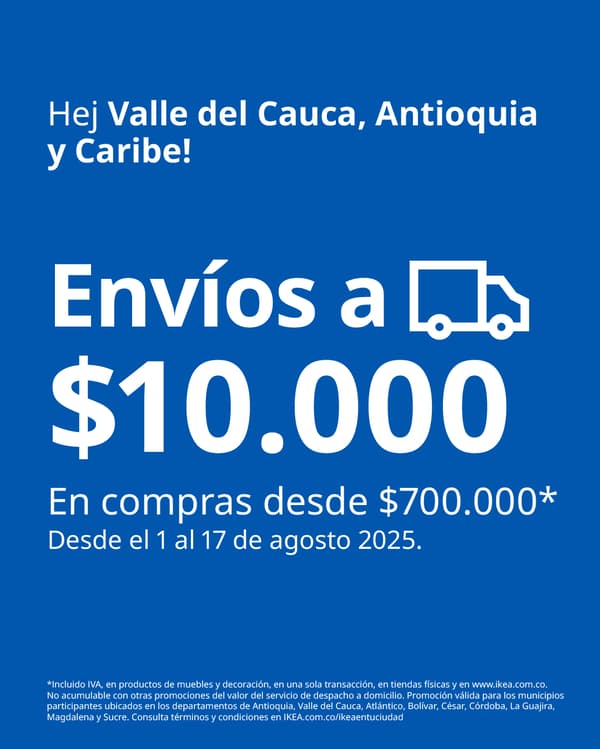 Envíos a $10.000 