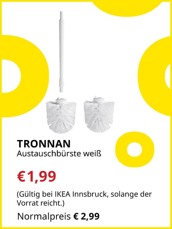 Ersatzklobürsten 1,99€ statt 2,99 €