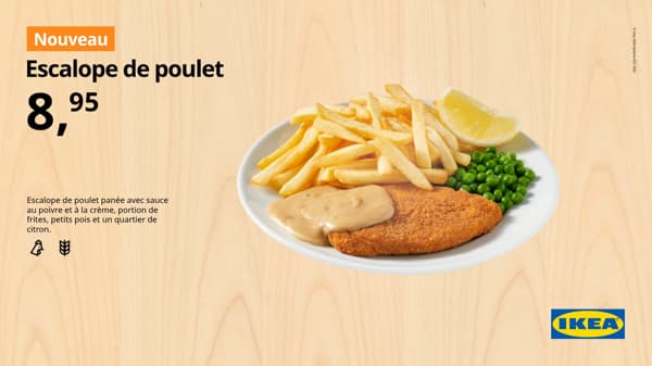 Escalope poulet