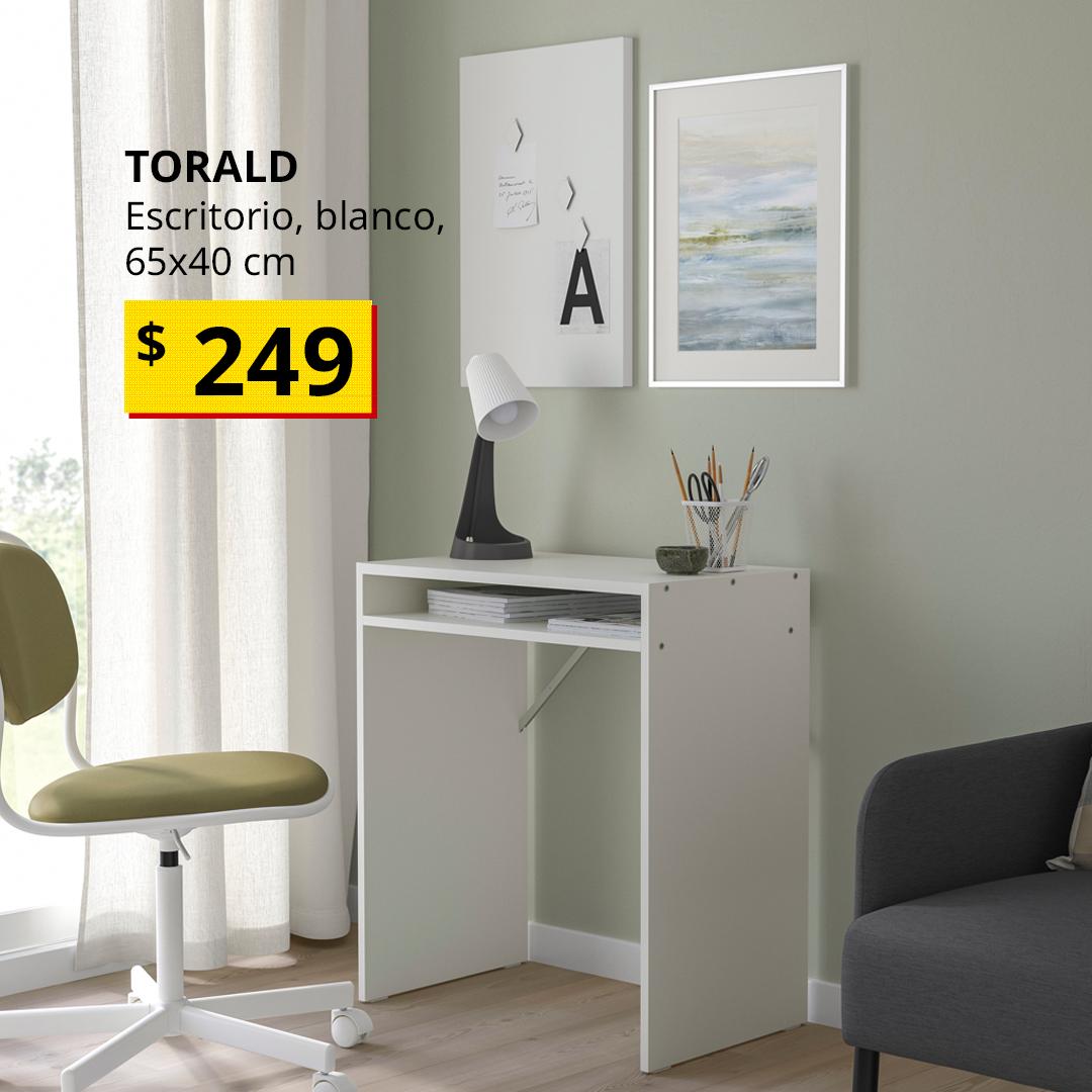 Escritorio TORALD blanco.