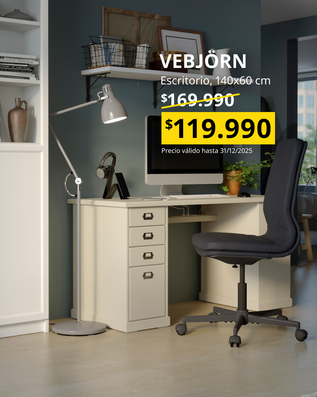 Escritorio VEBJÖRN a precio especial