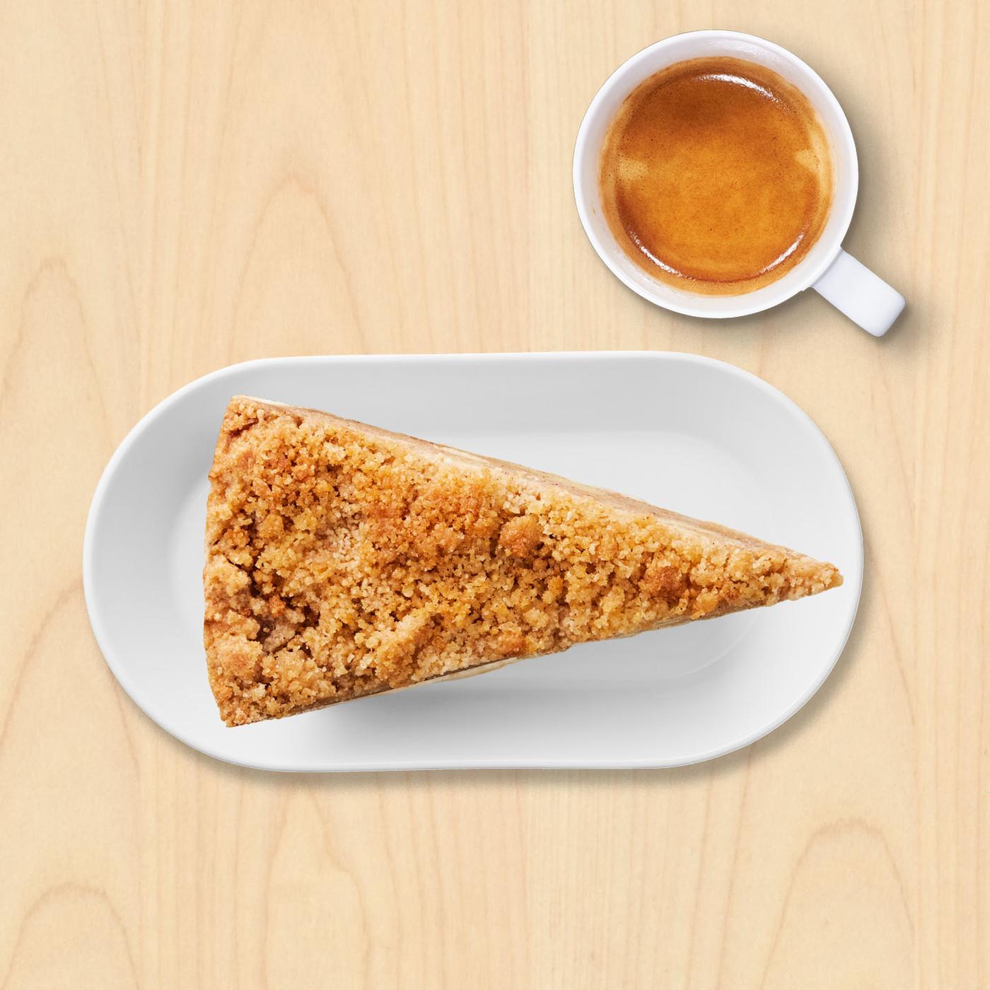 Espresso a jablečný koláč