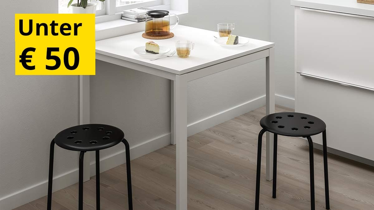 Günstige Essecke mit Hockern unter € 50, IKEA Österreich