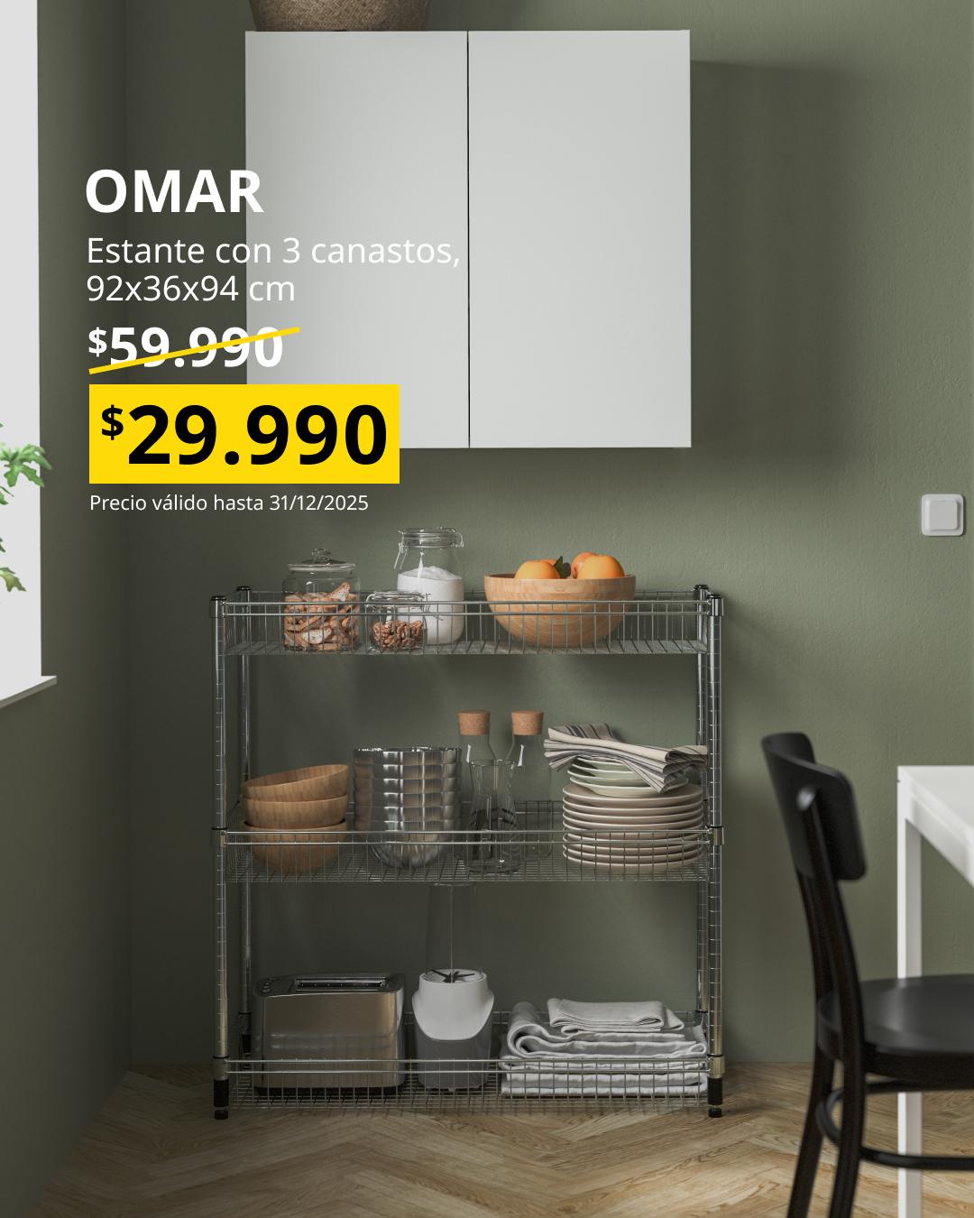 Estante metálico OMAR a precio especial