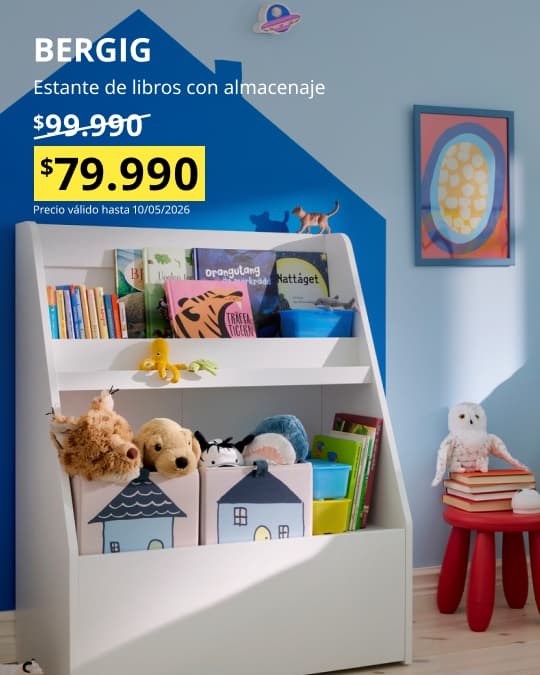 Estante organizador infantil BERGIG con precio promocional