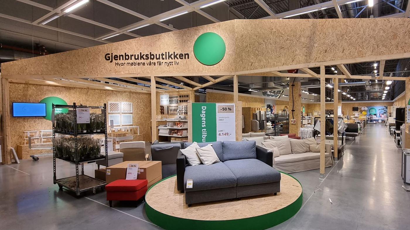 Et bilde av gjenbruksbutikken