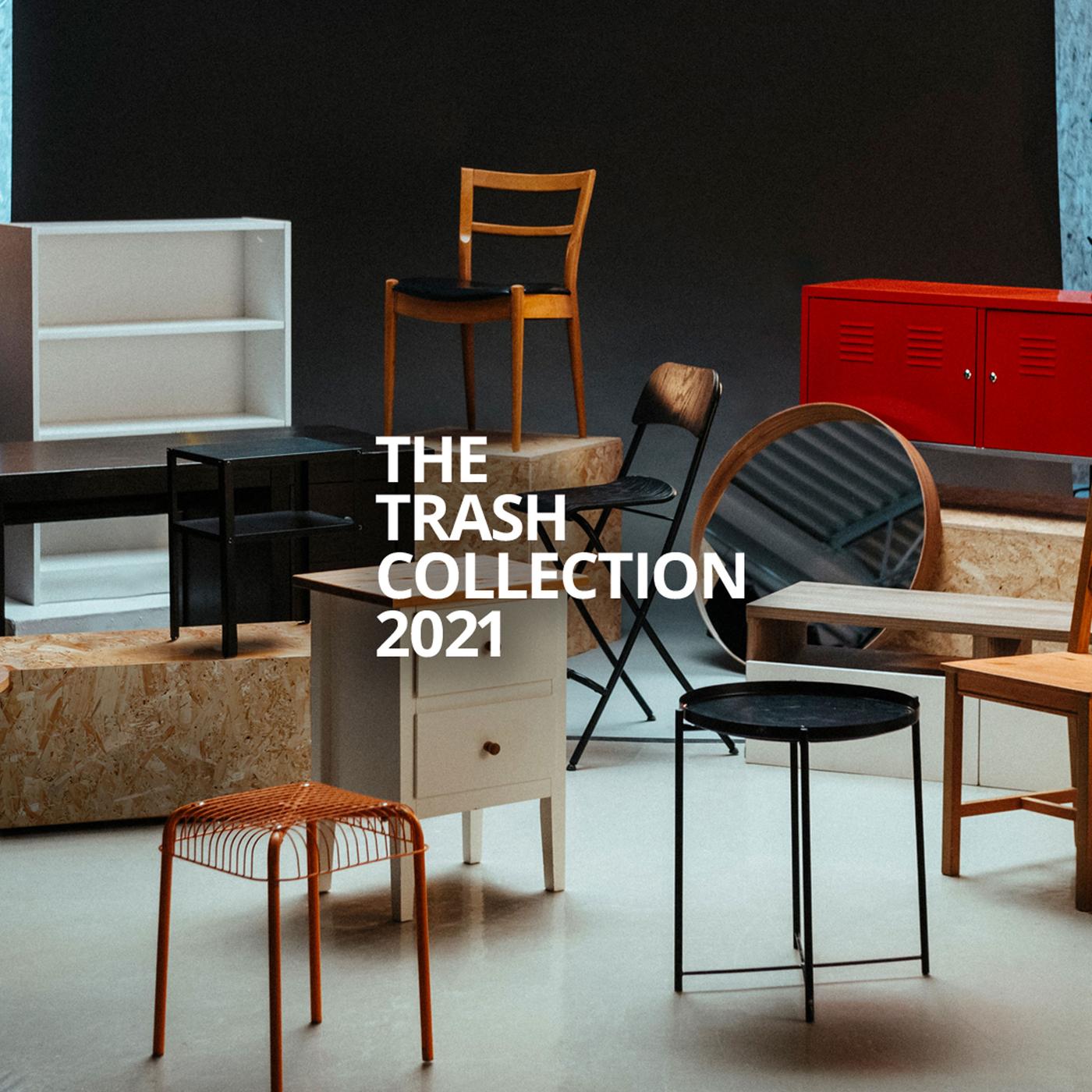 Et bilde av TRASH-kolleksjonen.