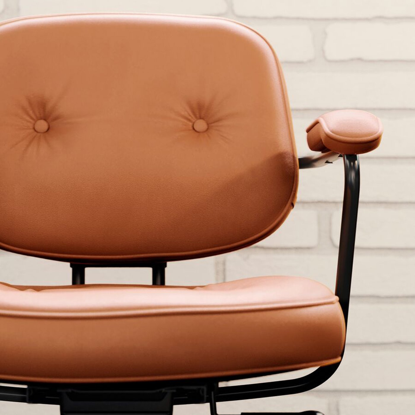 Et brun ALEFJÄLL kontorstol.