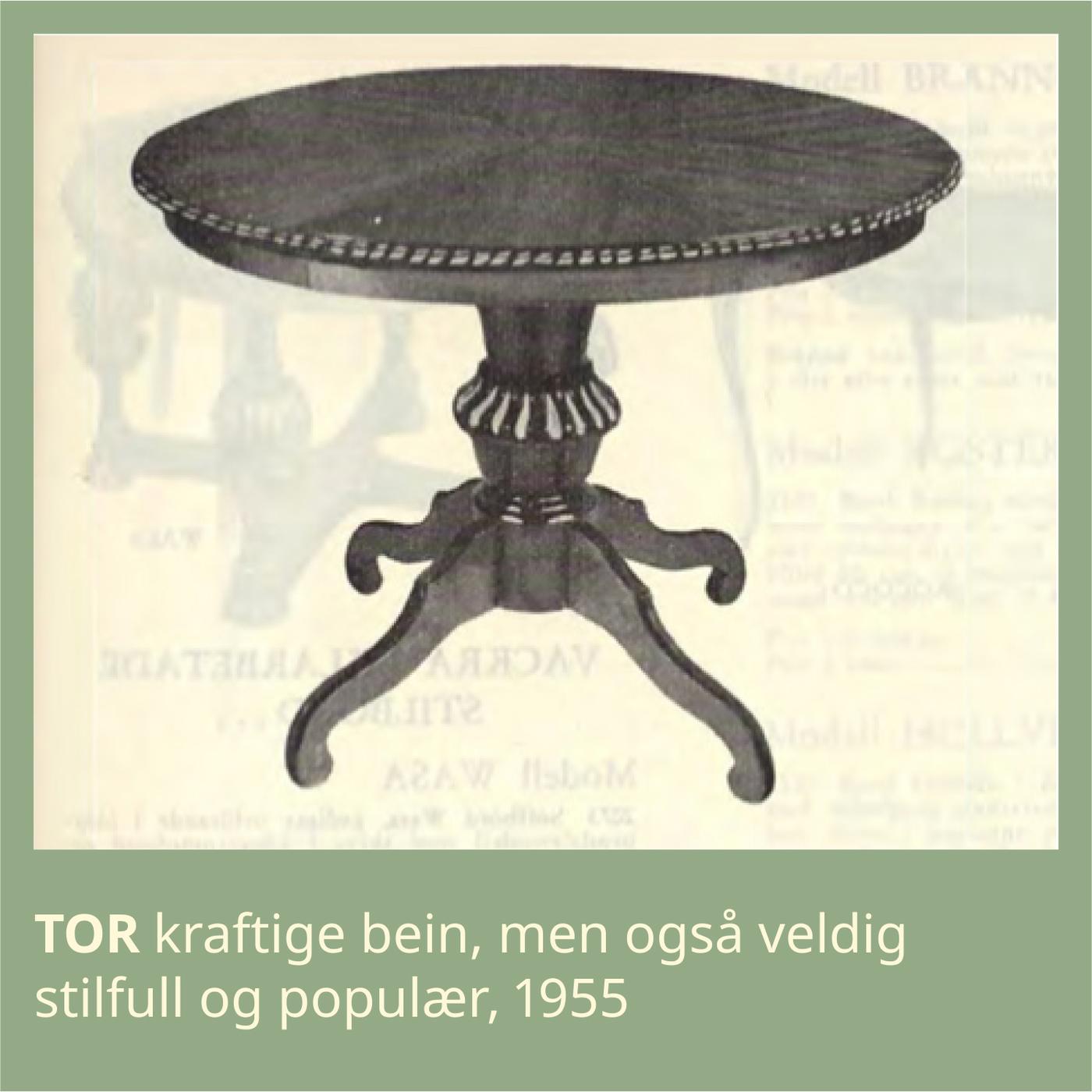 Et sort rundt spiseord. 