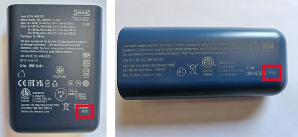 Etichetta Caricabatterie VARMFRONT con codice e numero di serie IKEA.