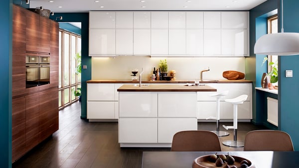 Kok Voxtorp Hogglans Vit Koksserie I Modern Stil Ikea