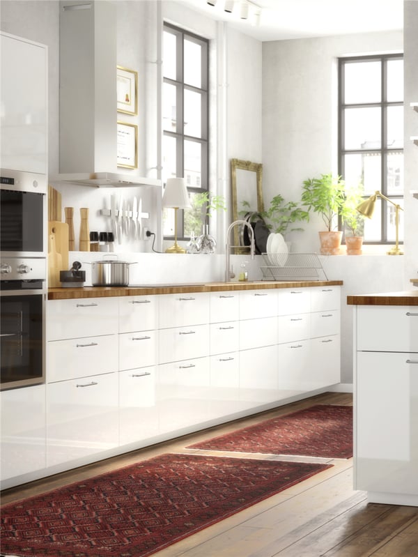 Kok Ringhult Hogglans Vit Koksserie Modern Stil Ikea