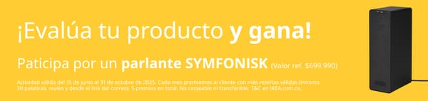 Evalúa tu producto y gana