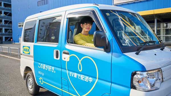 EV軽自動車での配送サービス