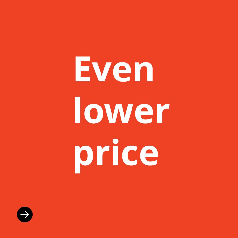Even lower price