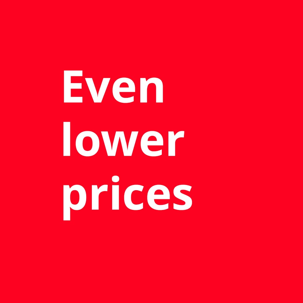 Even lower price