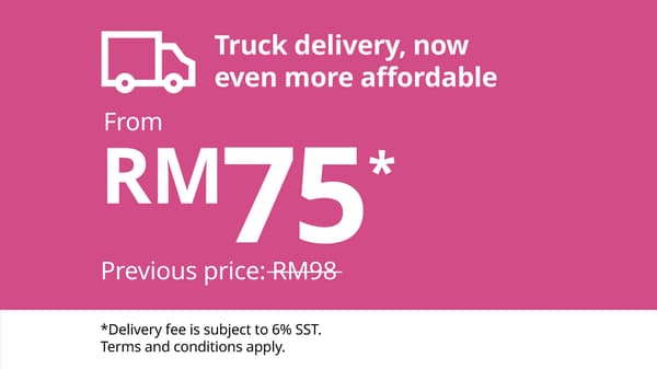 Even more affordable truck delivery