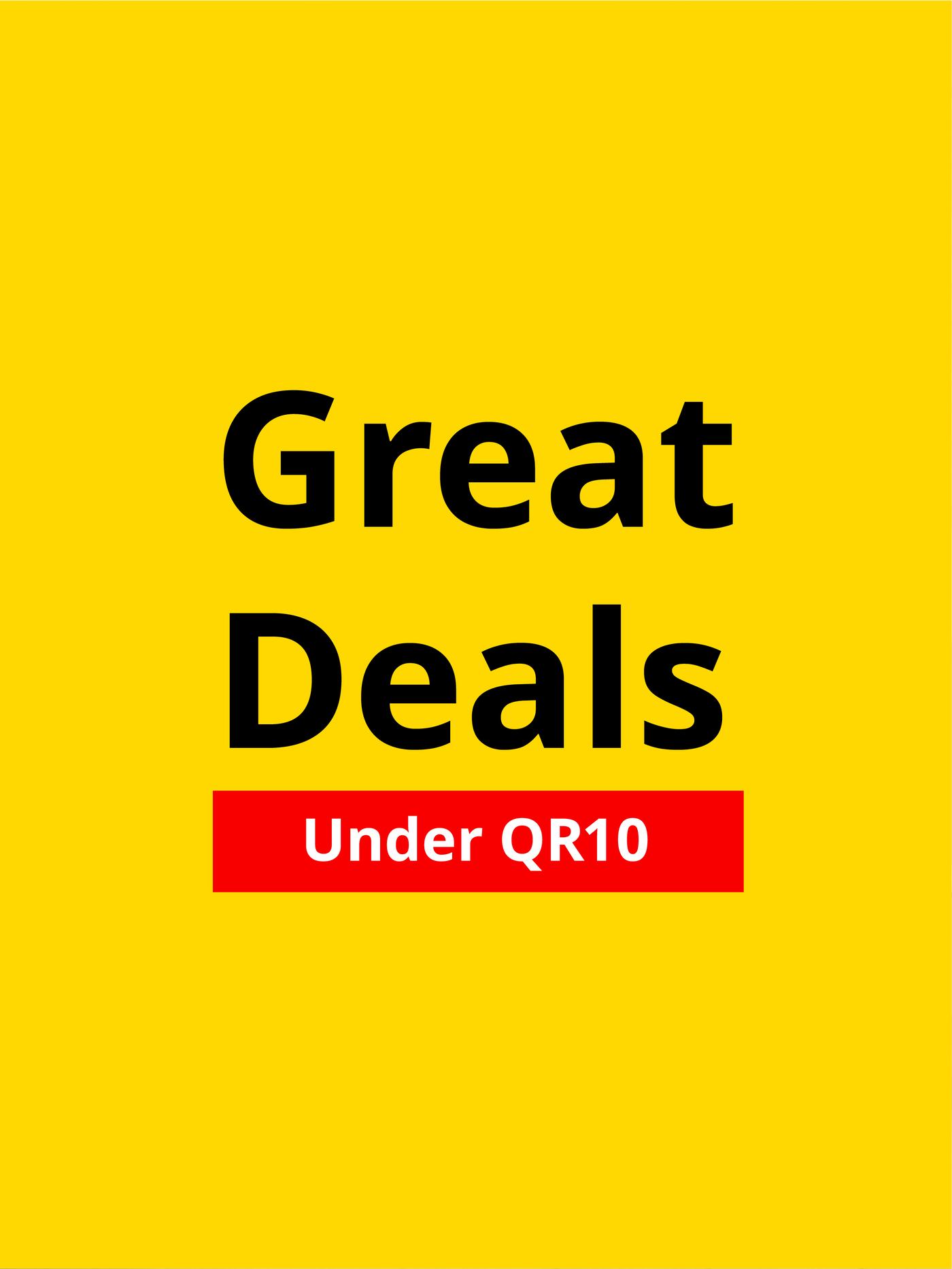 Everything under QR 10
