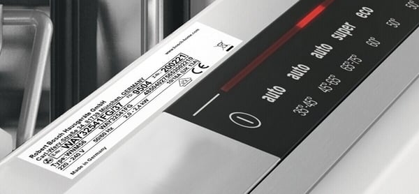 Example for a sticker on a device