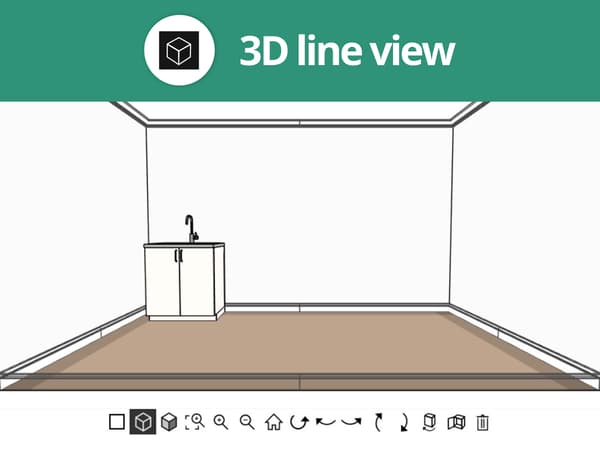 Example of 3D line view screen