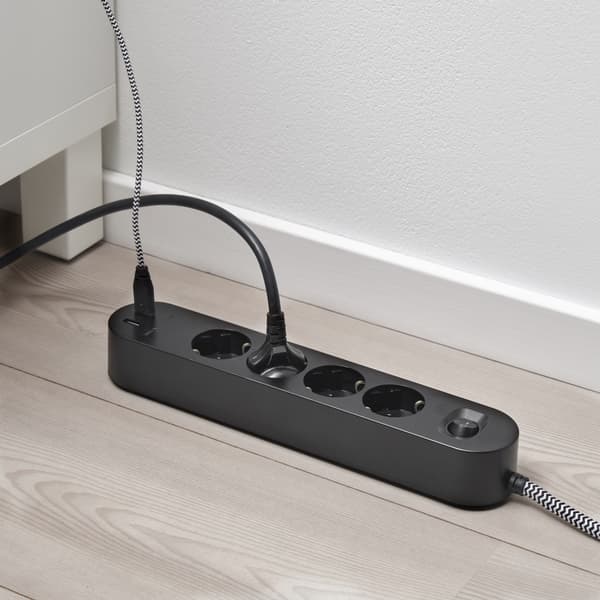 extension cord with multiple outlets