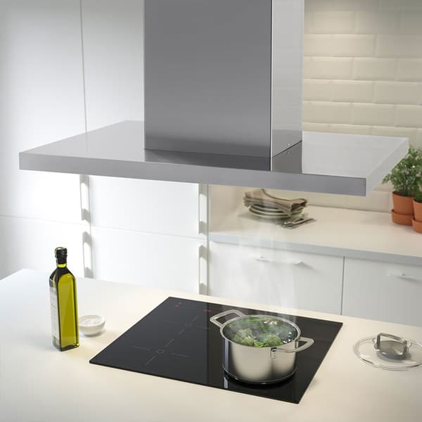 Extractor de sostre SVÄVANDE d'acer inoxidable.