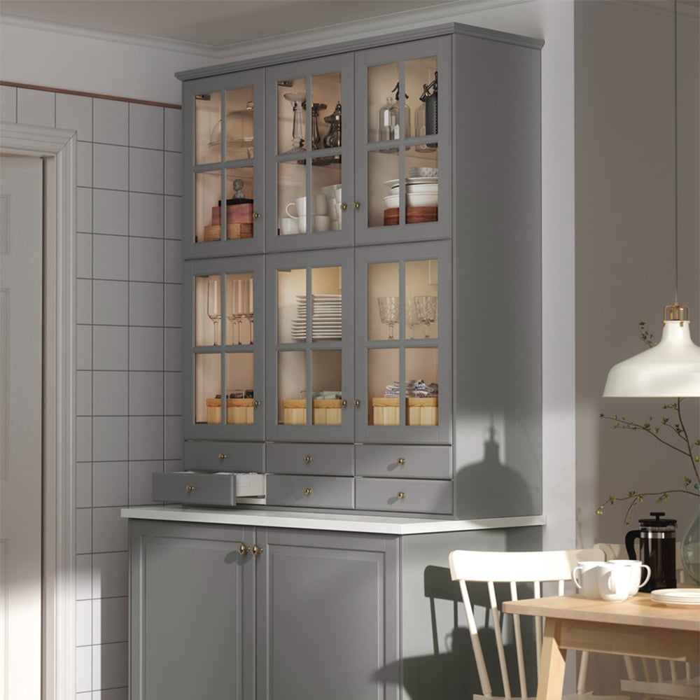 Cuisines METOD finition BODBYN gris IKEA