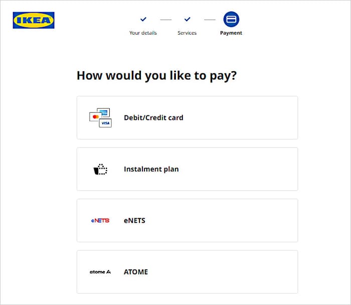 Finance Options Instalment Payment Plan (IPP) IKEA IKEA Singapore