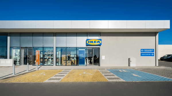 Fachada deo Estúdio de Planificação IKEA em Beja