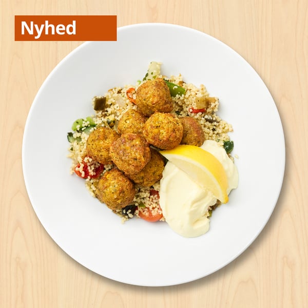 Falafel
8 stk. serveret med couscous, aioli og citron


39.-

12 stk. 51.-