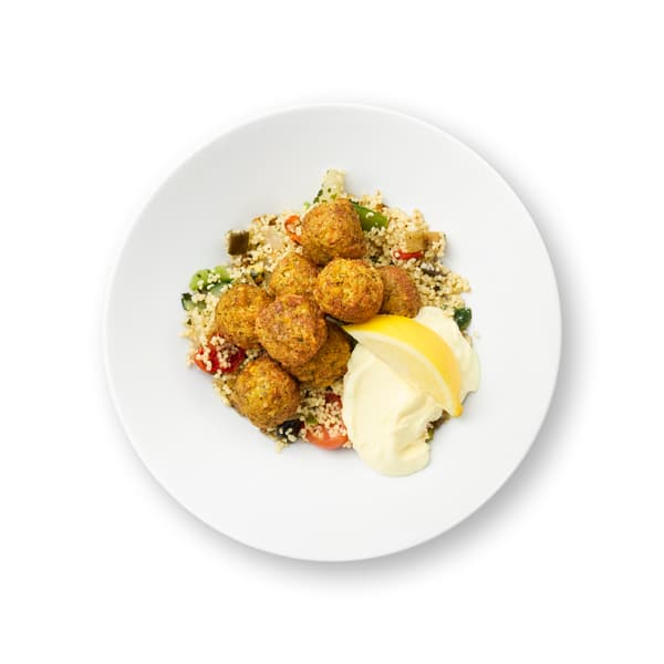 Falafel and couscous (8 or 12)