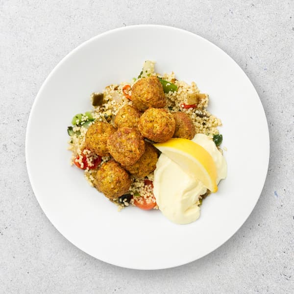 Falafel and couscous