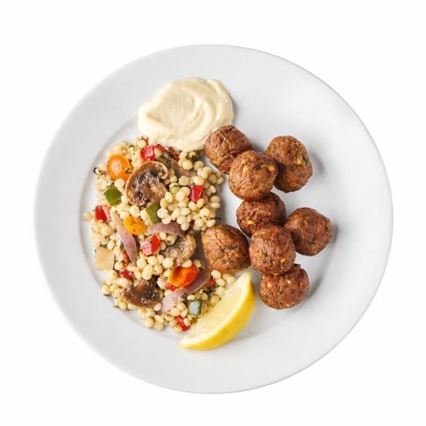 Falafel meatballs, 8 piece entrée