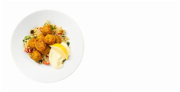 Falafel s kuskusem
