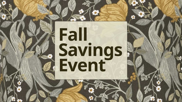 Fall Savings Event sale page