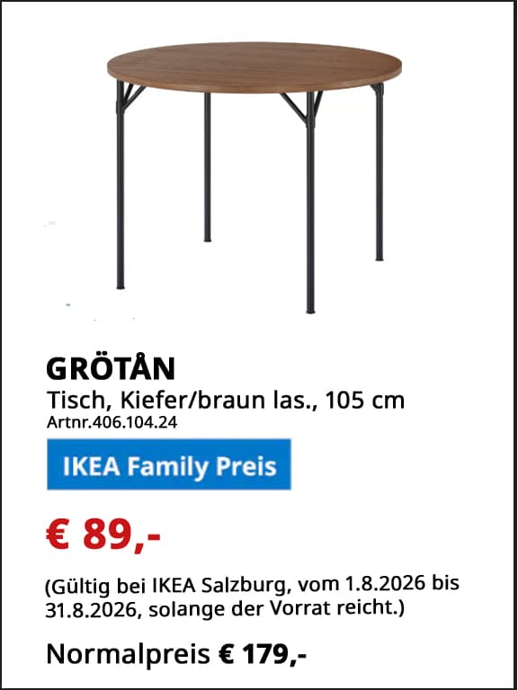 Family Angebot Salzburg August