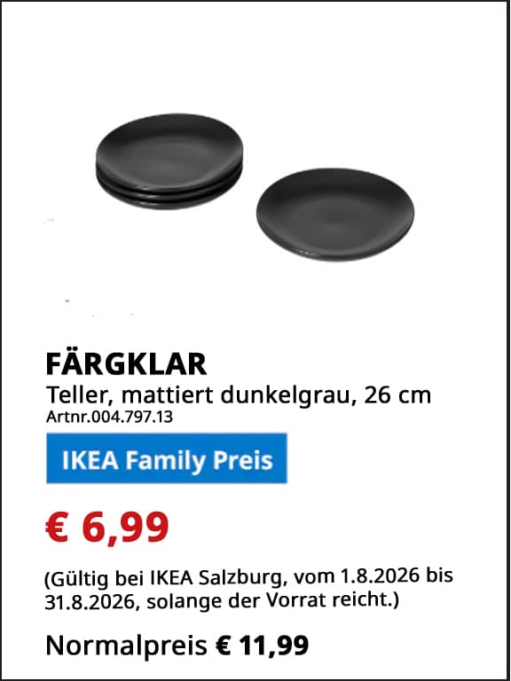 Family Angebot Salzburg August