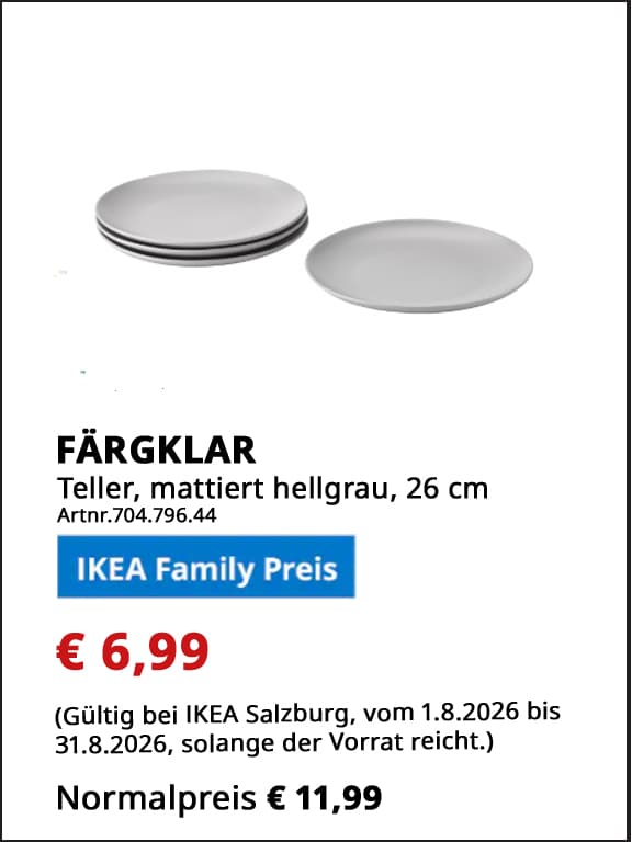 Family Angebot Salzburg August