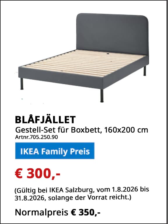Family Angebot Salzburg August